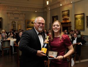 Mike Gatting and Heather Knight
